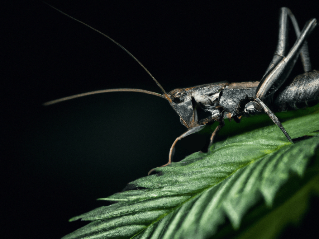 Crickets also find cannabis plants attractive